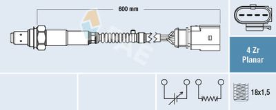 Lambda Sensor FAE 77532