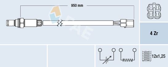 FAE 77543 Lambda Sensor