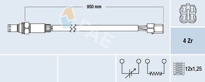 Lambda Sensor FAE 77543