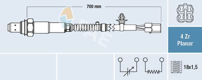 Lambda Sensor FAE 77545