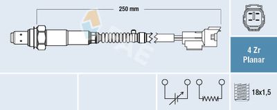 Lambda Sensor FAE 77547