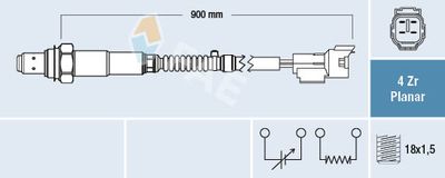Lambda Sensor FAE 77551