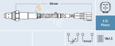 Lambda Sensor FAE 77553