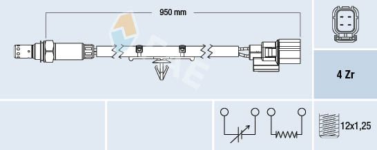 FAE 77558 Lambda Sensor
