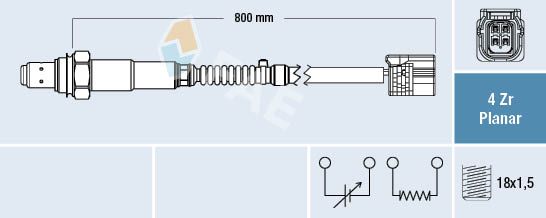 FAE 77567 Lambda Sensor