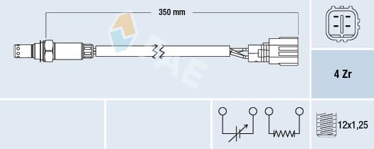 FAE 77571 Lambda Sensor