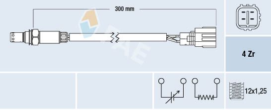 FAE 77572 Lambda Sensor