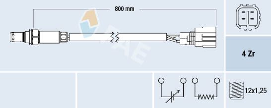 FAE 77574 Lambda Sensor