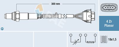 Lambda Sensor FAE 77575