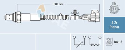 Lambda Sensor FAE 77576