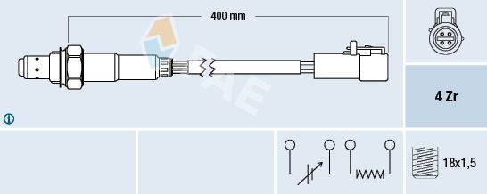 FAE 77578 Lambda Sensor