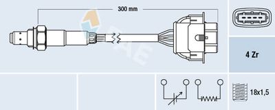 Lambda Sensor FAE 77592