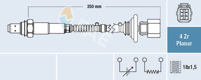 Lambda Sensor FAE 77596
