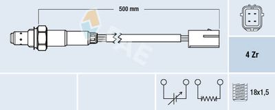 Lambda Sensor FAE 77598