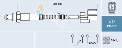 Lambda Sensor FAE 77599