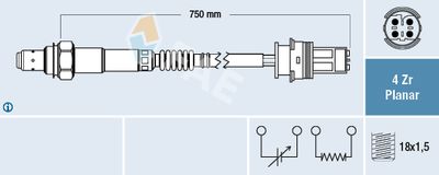 Lambda Sensor FAE 77612