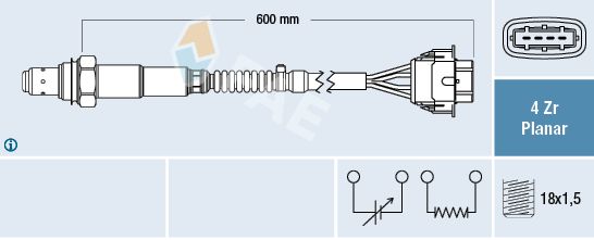 FAE 77613 Lambda Sensor