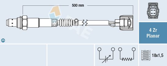 FAE 77617 Lambda Sensor