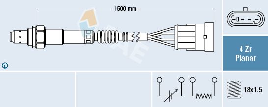 FAE 77618 Lambda Sensor