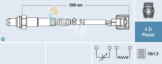 FAE 77620 Lambda Sensor