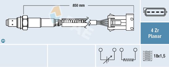 FAE 77623 Lambda Sensor