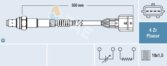 FAE 77625 Lambda Sensor