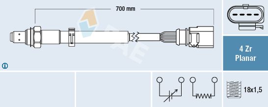 FAE 77633 Lambda Sensor