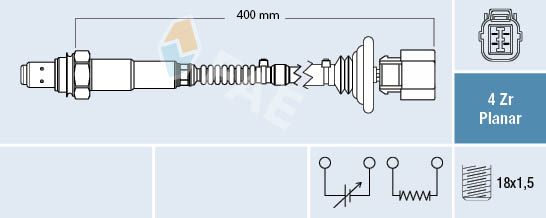 FAE 77643 Lambda Sensor