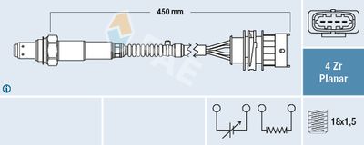 Lambda Sensor FAE 77648