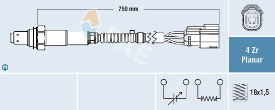 FAE 77650 Lambda Sensor
