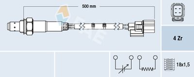 Lambda Sensor FAE 77659