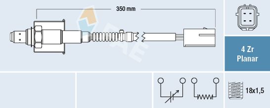 FAE 77661 Lambda Sensor