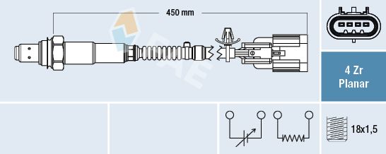 FAE 77662 Lambda Sensor