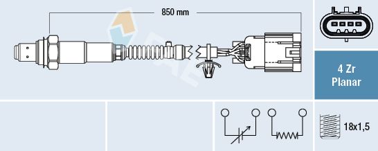 FAE 77668 Lambda Sensor