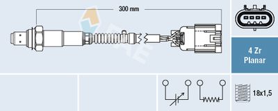 Lambda Sensor FAE 77669