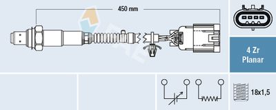 Lambda Sensor FAE 77672