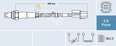 Lambda Sensor FAE 77687