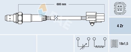 FAE 77688 Lambda Sensor