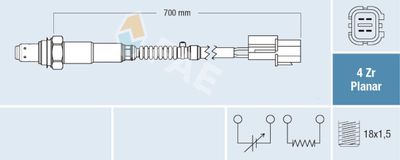 Lambda Sensor FAE 77689