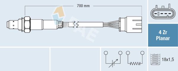 FAE 77690 Lambda Sensor