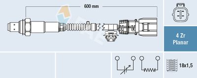 Lambda Sensor FAE 77694
