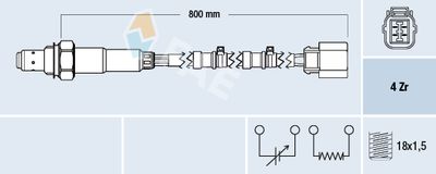 Lambda Sensor FAE 77708