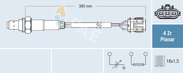 FAE 77710 Lambda Sensor
