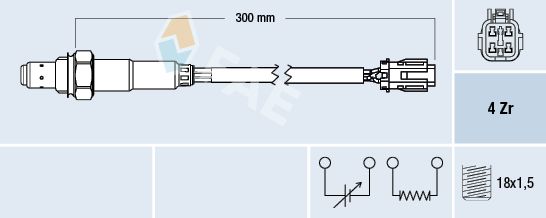 FAE 77711 Lambda Sensor