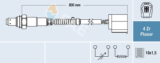 FAE 77758 Lambda Sensor