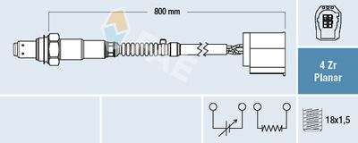 Lambda Sensor FAE 77758