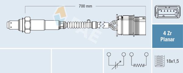 FAE 77760 Lambda Sensor