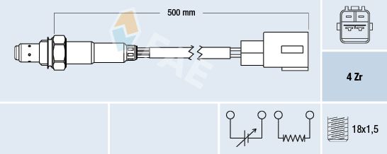 FAE 77767 Lambda Sensor