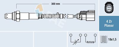 Lambda Sensor FAE 77782