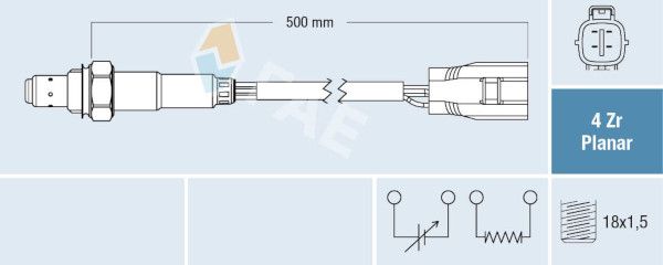 FAE 77790 Lambda Sensor